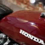 1972 CB500 Four Burgandy