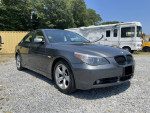 2004 BMW 530i in gray with black leather interior for sale, excellent condition, 115k miles.