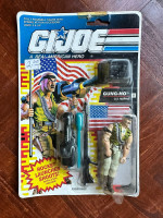 Vintage Original 1991 GI Joe ARAH Gung-Ho Action Figure 12 Back MOSC