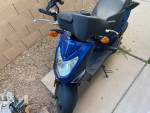Blue Moped Scooter- Kymco Agility 125cc
