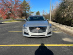 Front view of a 2019 Cadillac CTS Luxury AWD parked, showcasing its pristine condition and silver exterior.
