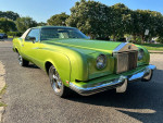 1976 Chevrolet Custom Cloud in vibrant green with chrome accents, featured on Car and Driver magazine.