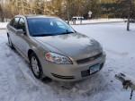 2012 Chevrolet Impala LT in snow, one owner, well maintained, low mileage, ready to drive.