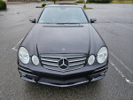 Front view of a 2008 Mercedes-Benz E63 AMG in mint condition, showcasing its luxury and performance features.