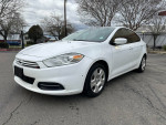 2015 Dodge Dart in white color, 109,000 miles, clean title, runs well, good for first car or gas saver