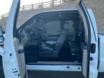 Interior view of a well-maintained 2008 Ford F250 Superduty Diesel with leather seats