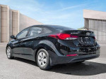 2013 Hyundai Elantra in black, low mileage, for sale, clean title, ideal for city driving.
