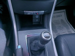 Interior view of a 2014 Honda Accord EX manual transmission gear shifter and center console
