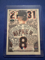 1996 Cal Ripken Jr Topps 2,131 Consecutive Games