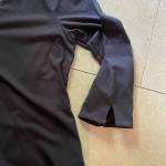 Gerry Weber Woman's Vneck jersey top with silver detail - Size 8