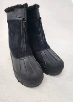 POLAR Mens Muck Nylon Strap Lace Up Duck Snow Winter Flat Rain Outdoor