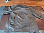 Roger Edwards Sport Leather Anaheim Ducks Coat. Men's XL