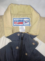 Reebok NFL ProLine New Orleans Saints Football Puffer Jacket XL EUC