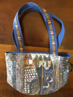 2 Laurel Burch Zipper Totes / Handbags / Purses