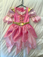 TeeTot & Co. Pink Pixie Fairy Costume Dress Child Size 5-8 Dress WITH