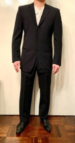 Black Label Emporio Armani Suit - Black 38/48 - EXCELLENT condition