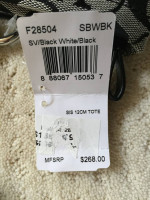 Coach Signature Stripe Tote Shoulder Bag, 28504  - BRAND NEW WITH TAGS