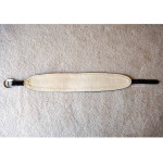 WIDE COUNTRY WESTERN BELT with SILVER BUCKLE - Size Sm-med