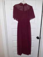 Formal Wear Dress - Maroon - Sz 6-8