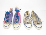 2 Vintage Pair of Converse - Size 4 Mens / Size 6 Womens