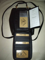 New Black Backpack Purse & NIB Unisex Organizer * IPad/Tablet Cover *