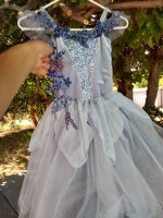 Girls 10/12 ballet dress Weissman Moon Fairies powder blue