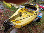 Old Town Predator 13 Kayak with optional Rudder