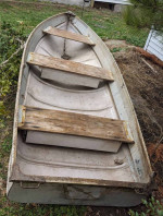 11.5' Alumiinum 'Sea King' V-Hull w/5.5HP Johnson