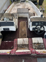 1996 Bayliner Quatum Fish Ski Boat Trailer 120 Force Motor By Mercury