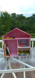 Handcrafted Dollhouse Bookcase