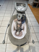 Ingenuity InLighten Baby Swing: Mobile, Music, Wall Adapter
