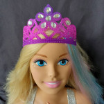 Barbie Deluxe Glitter and Go Styling Head Toy w/ Accessories