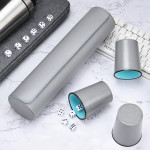 Party Games Leather Dice Cup Set, 5 Leather Dice Cups + 25 Dice + Excl