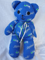 Vintage Seattle Seahawks Teddy Bear Stuffed Animal Toy