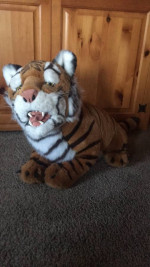 Large Plush Tiger Discovery Excellent Lifelike