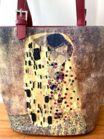 “THE KISS” BY GUSTAV KLIMT WOMEN’S TOTE BAG NWOT