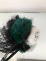 New Fendi Mohawk Fur Monster Charm for Handbag