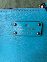 Kate Spade Purse Handbag Like NEW, Beautiful Aqua Turquoise Color
