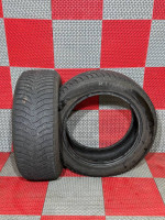 2x Used 205/55 R16 Kumho WinterCraft Ice Wi31+ Snow Tires 8/32 Tread