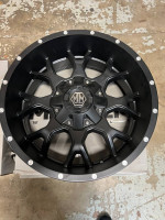 BRAND NEW 20" INCH MAYHEM 8015 20X9 MATTE BLACK WHEELS RIM 6X135/139.7