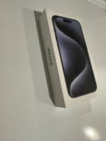 iPhone 15 pro blue titanium